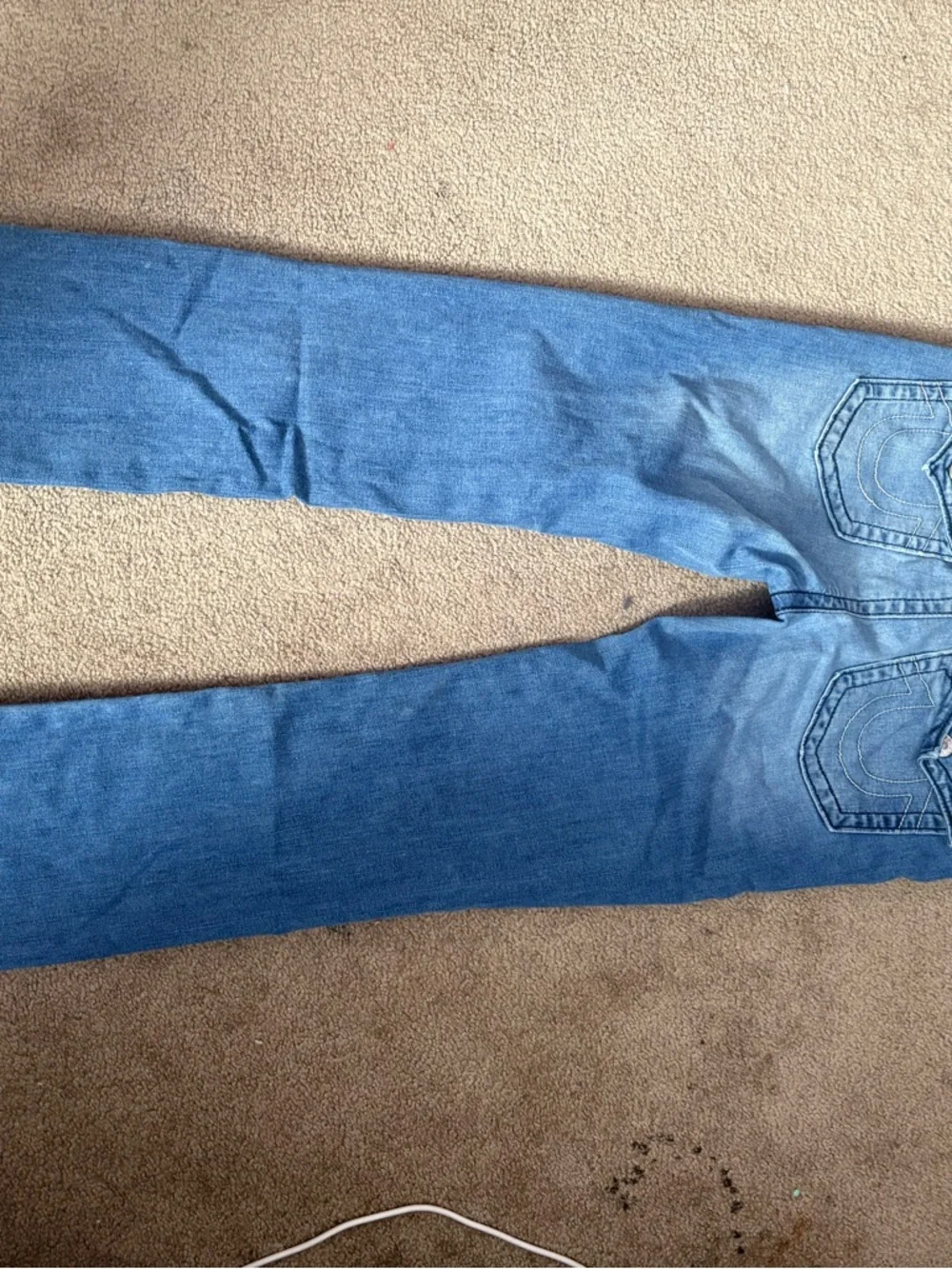 True Religion Women's Light Blue Bootcut Jeans - Picture 2 of 4